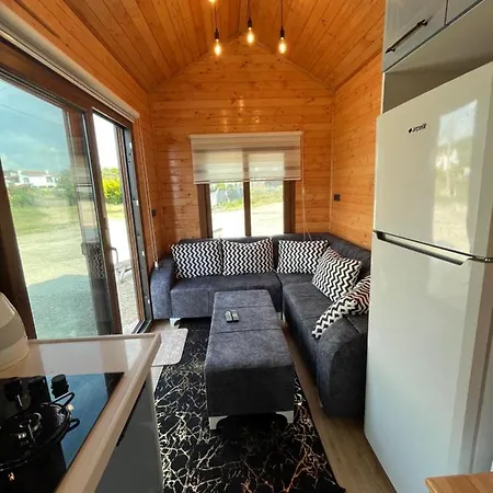 Tiny House Yazlik Ev Mavi Beyaz Icinde * Cesme