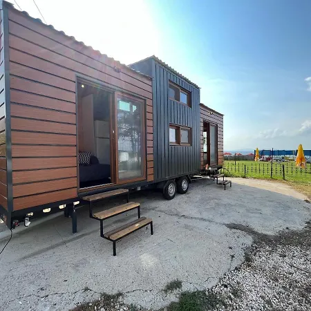 Tiny House Yazlik Ev Mavi Beyaz Icinde Holiday home
